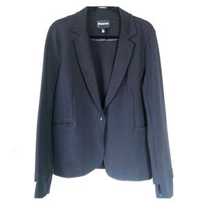 XL Betabrand black stretch knit blazer!
